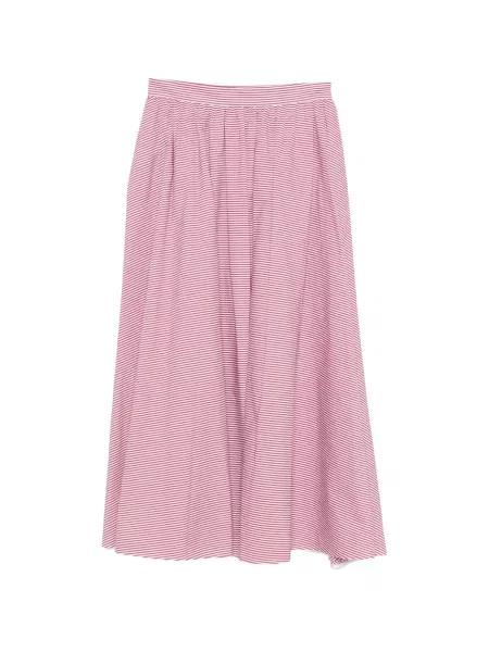 Fustă midi Manuel Ritz cu dungi roz