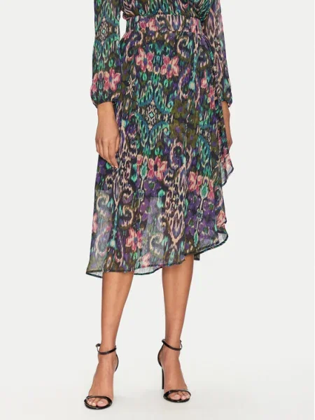 Morgan Midi sukňa Farebná