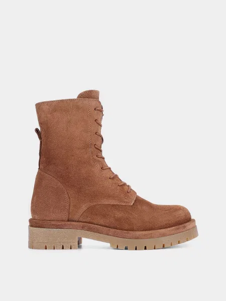 Велюрові Черевики Attizzare бежевий