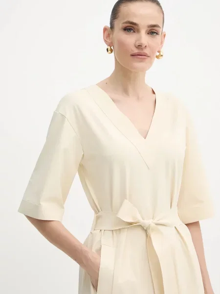 Сукня MM ONAGRO maxi пряма бежевий