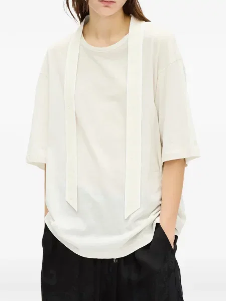 Tricou Ann Demeulemeester din jerseu