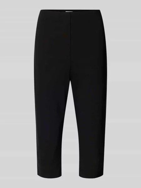 Spodnie capri z mieszanki z bocznymi rozcięciami Jake*s Casual czarne