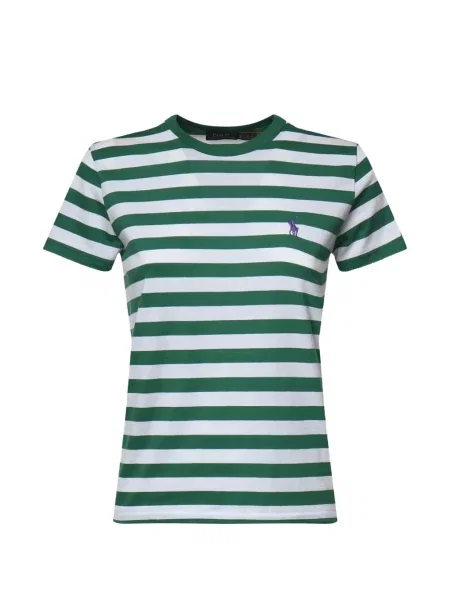 Tricou polo Polo Ralph Lauren cu broderie verde