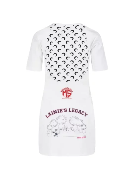 Rochie mini Marine Serre cu imagine alb