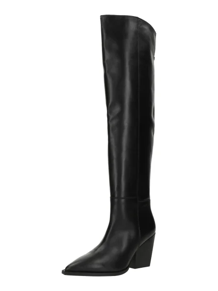 Kožené čižmy AllSaints Reina Zip Boot čierna