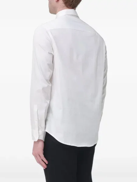 Cămașă Armani Exchange cu broderie alb