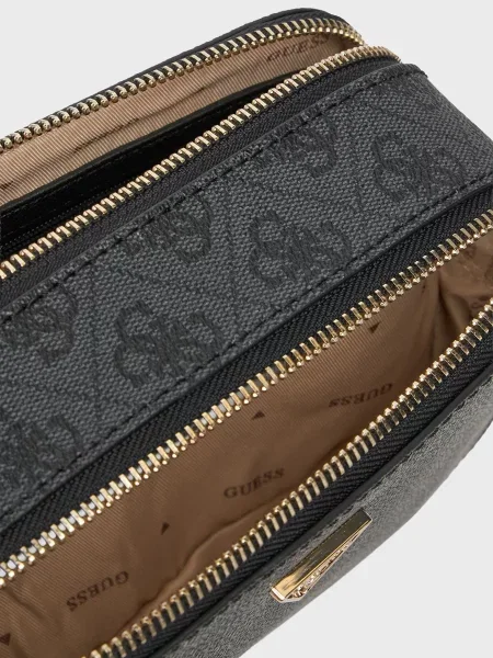 Сумка Guess з принтом сіра