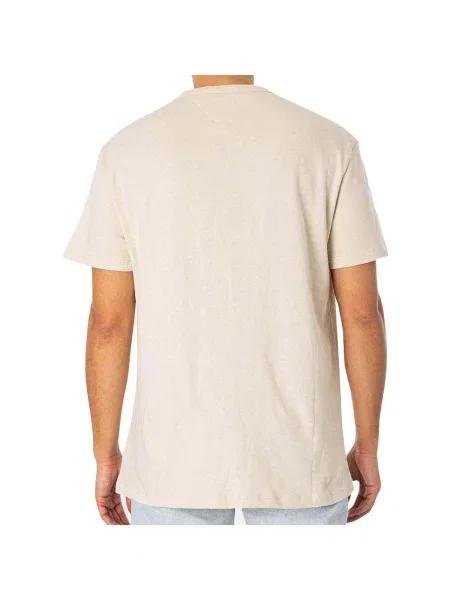 Tricou Tommy Jeans bej