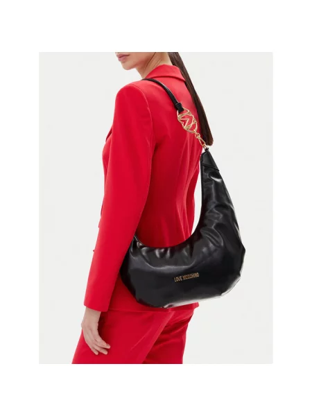 Love Moschino Torebki Kobieta ONE SIZE Pu Hobo czarny