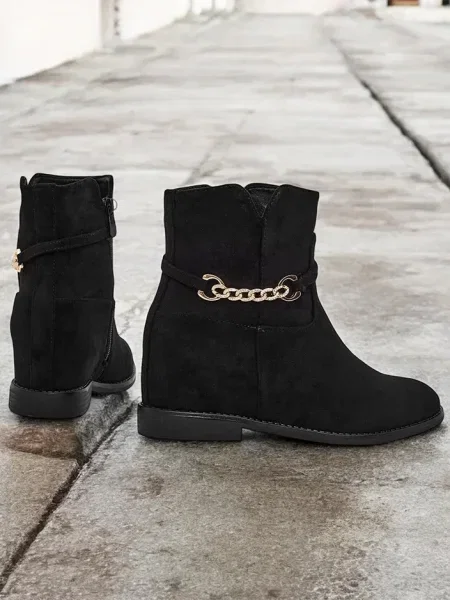 Botine Resti cu pană negru