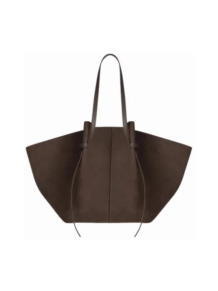 Torebka Yuzefi zamszowa brązowa