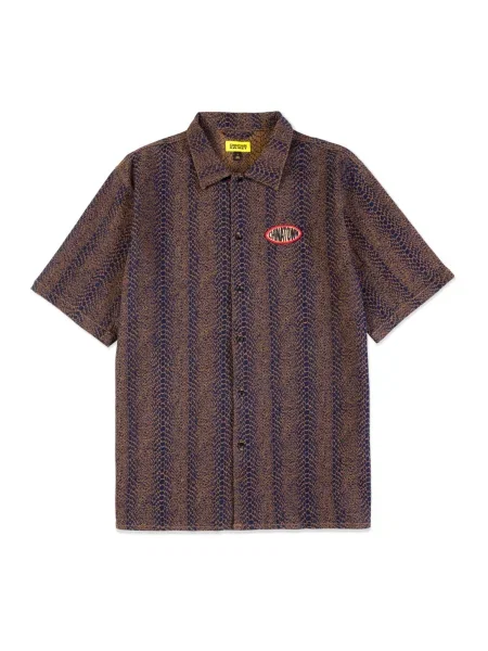 MARKET Košulja mornarsko plava / hrđavo crvena