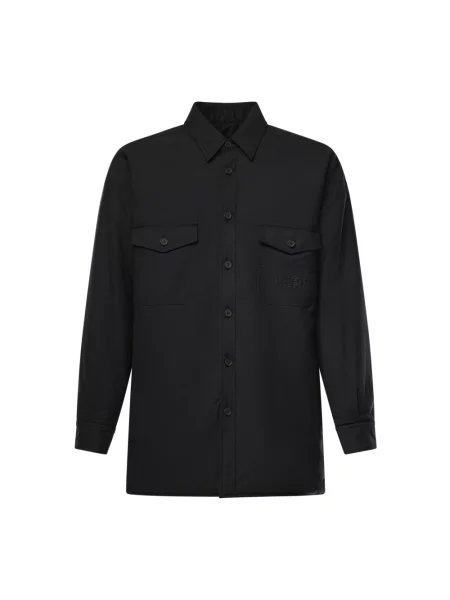 Lniana koszula Mm6 Maison Margiela szara