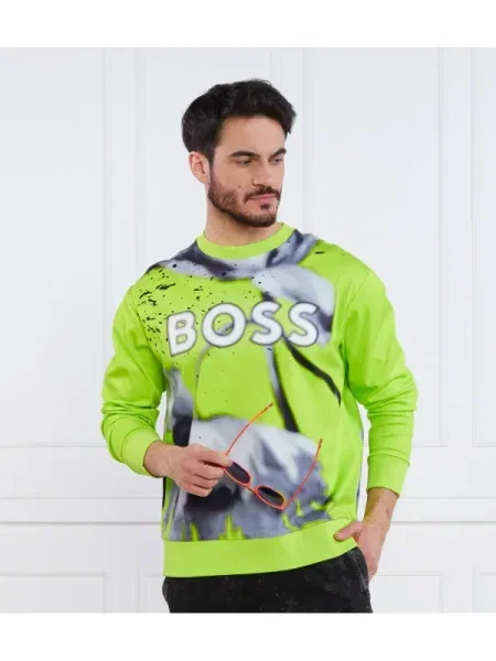 BOSS GREEN Hanorac Salbo Lotus verde