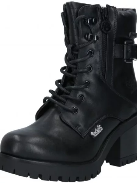 Dockers by Gerli Ghete cu șireturi negru alb