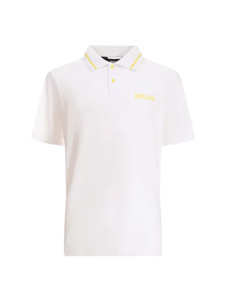 Koszulka polo Just Cavalli biała