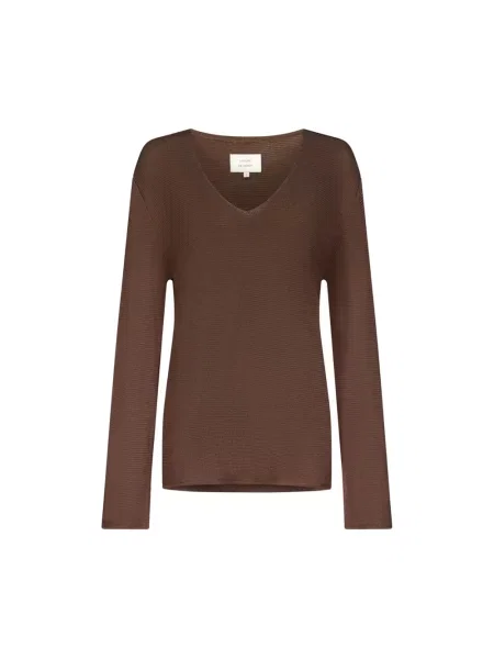 Sweter Loulou De Saison brązowy