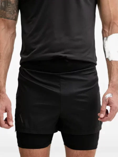 Ριγέ τρέξιμο μπουφάν Adidas με αυτόγραφο καφέ
