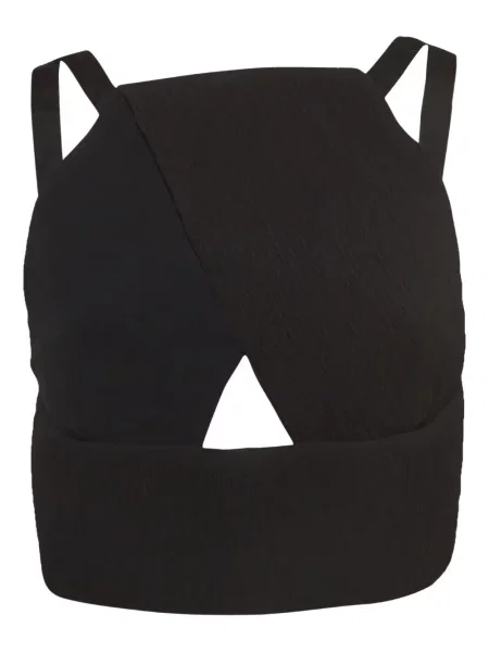 Плисиран топ Roland Mouret черно