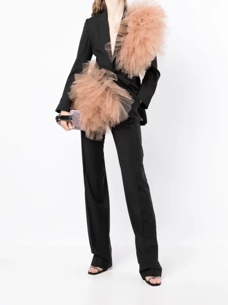 Talia spodnie Act N°1 wełniane plisowane czarne