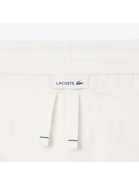 Lacoste Spodenki Dwustronne Pikowane białe