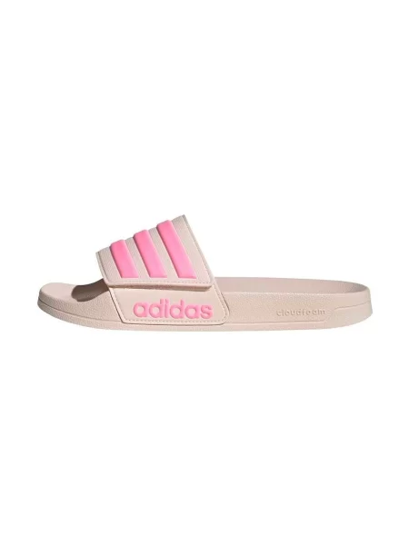Šľapky Adidas na suchý zips ružová