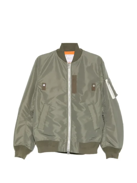 Яке тип бомбър Sacai зелено