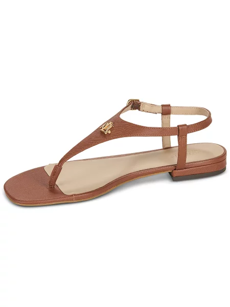 Lauren Ralph Lauren sandale de piele Everley 2 maro