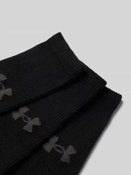 Skarpety z elastycznym pasem w zestaw 3 szt. Under Armour czarne