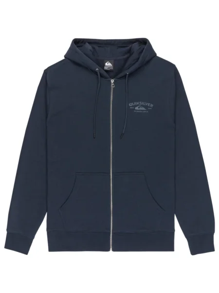 Hanorac cu glugă Quiksilver albastru