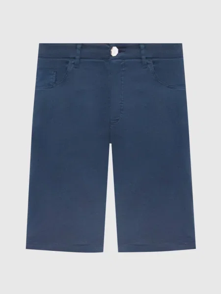 Шорты Stefano Ricci с вышивкой синие