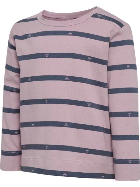 T-shirt regular z długim rękawem dla dzieci Hummel niebieska