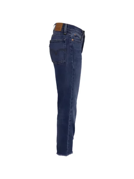 Подрязан дънки Levi's® синьо