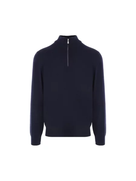Sweter Brunello Cucinelli niebieski