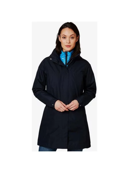 Helly Hansen Aden Długa kurtka w kolorze ciemnoniebieskim XS niebieska