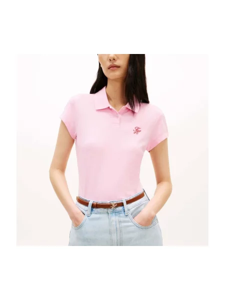 Tricou Tommy Hilfiger roz