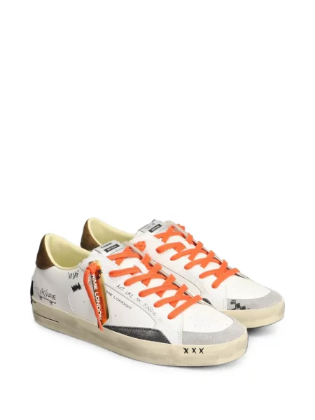 Viseltes hatású sneaker Crime London fehér