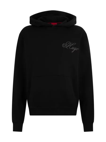 Hanorac cu glugă Hugo cu glugă negru