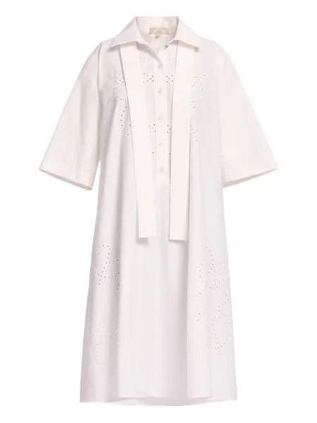 Rochie tip cămașă Elie Saab alb