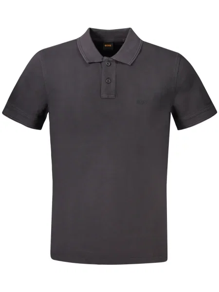 Polo Boss cu mâneci scurte negru