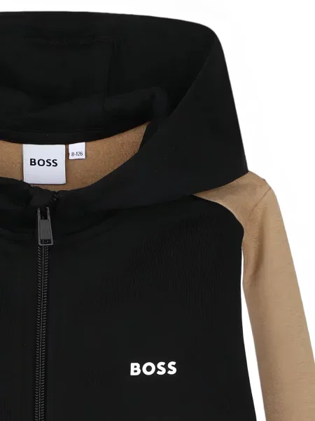 Dětska mikina s kapucí Bosswear černá