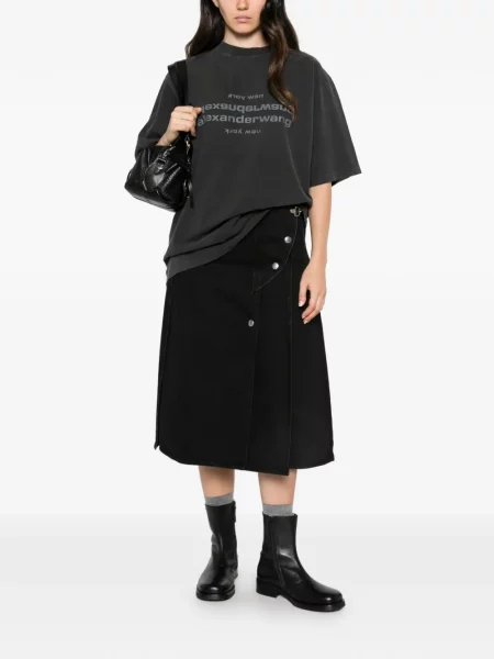 Tricou Alexander Wang cu imagine gri