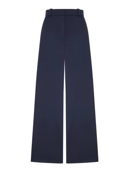 Pantaloni Giorgio Armani de lână albastru
