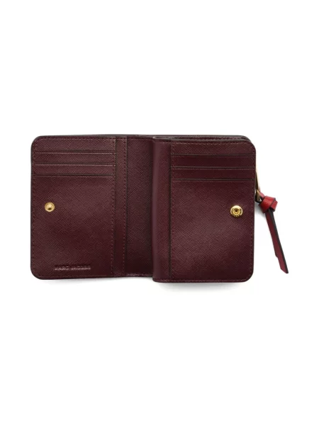 MARC JACOBS portfel skórzany THE MINI COMPACT WALLET czarny