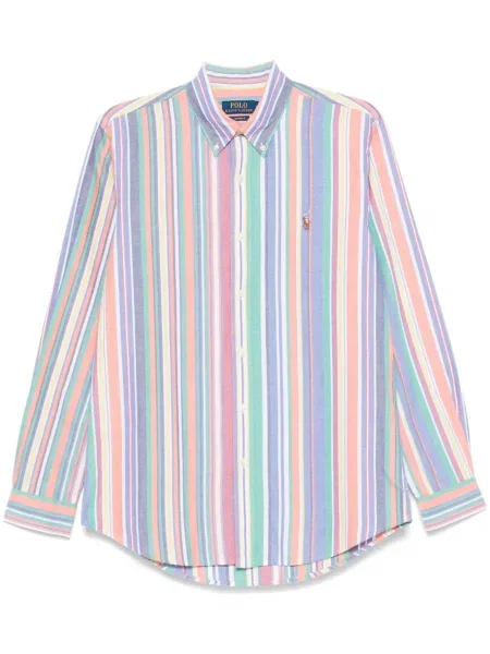 Cămașă Polo Ralph Lauren cu broderie portocaliu