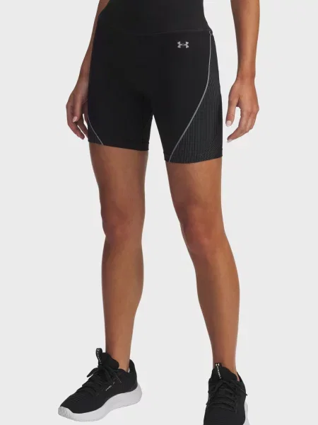 Безшовні короткі спортивні шорти Under Armour чорні