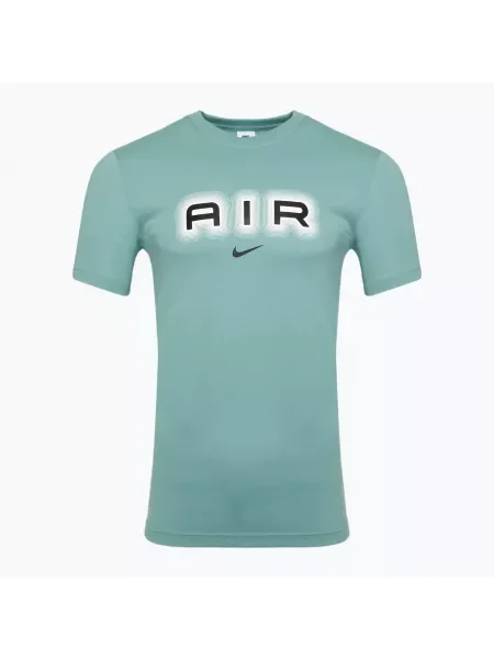 Мъжка тениска Nike Air Graphic denim тюркоаз/черно черно