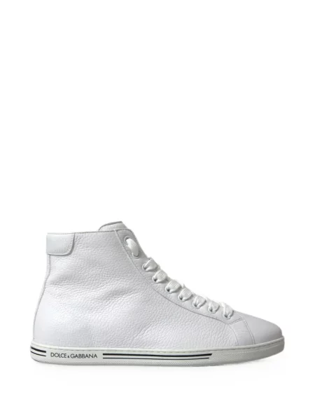 Sneakerși Dolce & Gabbana Saint Tropez din piele alb