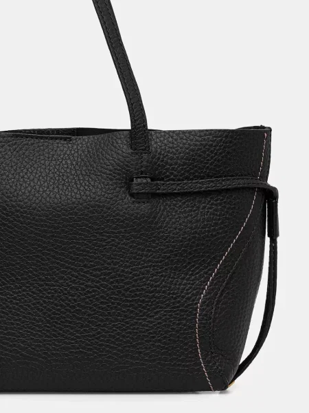 Geanta de piele Gianni Chiarini din piele negru