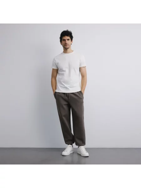 Reserved Tričko slim fit krémová